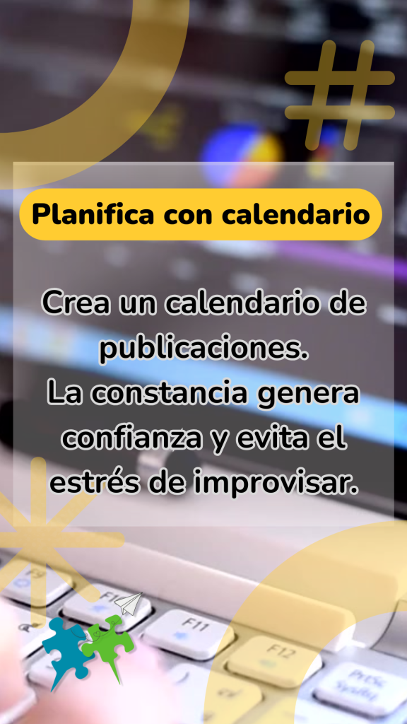 Planifica con calendario de publicaciones para una estrategia de contenidos en redes sociales