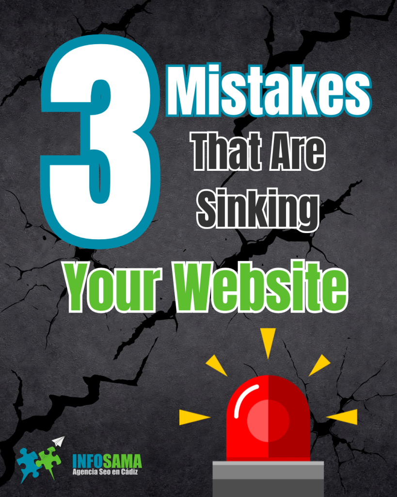common website mistakes infographic
